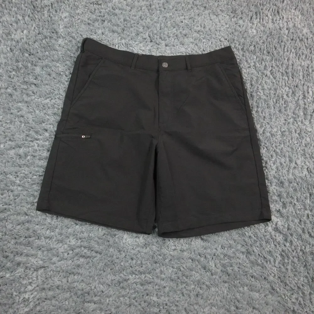 Gerry Tech Short Mens 36 Black Stretch Comfort Waistband UPF 30 Hiking 36x8* NWT